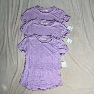 3 Piece Bundle Free People Be My Baby Tees Medium NWT